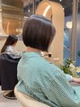 グリッター 仙台中央店(GRITTERs) スッキリしたカットラインのボブ×縮毛矯正!お任せください♪