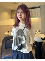 ニコフクオカヘアーメイク(NIKO Fukuoka Hair Make)&nbsp;ピンクラベンダー/ハッシュレイヤー/ミディアムレイヤー