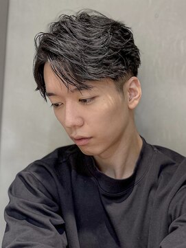 ロンドアンメゾン 原宿(Lond un Maison.) men's/メンズ/ダウンパーマ/黒染め/韓国/顔周り/フェード0818