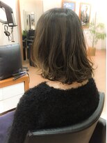 コース(CORS)&nbsp;【CORS高崎】　外ハネ シースルー BOB × ナチュラルグラ