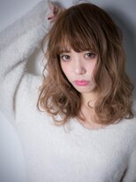 カバーヘア イヴ 戸頭店(COVER HAIR EVE)&nbsp;抜け感♪外国人風無造作カール小顔セミディw戸頭10代20代30代