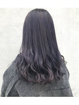 ヘアーメイクオズ(hair make O/S) 《kaito》ワンブリーチで作る！パープルグレージュ♪