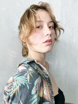 アイティー バイ アルバム 浦和店(IT by ALBUM) ぷちウルフ_オリーブカラーハイライトカラー_37602