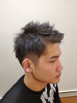 オッジヘアー(Oggi hair) メンズスタイル　アップバング