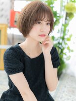 カバーヘアアンドスパ ブリス 浦和(COVER HAIR&SPA bliss)&nbsp;大人かわいいバレイヤージュ小顔ボブショートb川口20代30代40代