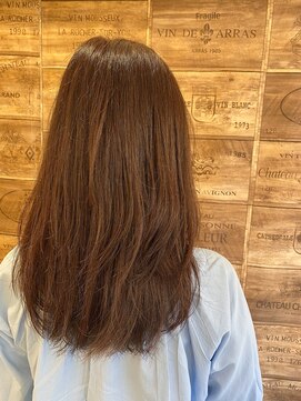 アラモア 国立(Alamoa) マロンベージュ×レイヤーロング