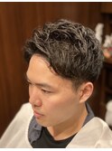 ツーブロックパーマスタイル/浜松町/大門