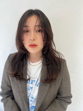 スペイディック 中目黒(SPADIC) 顔まわりウルフレイヤー/前髪なし   1