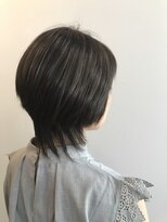 ピュアソウル(Pure Soul)&nbsp;NYドライカット★ボブウルフ×透明感グリーンジュ[渋谷]