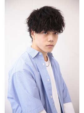 バース バイ ハピネス(BIRTH by happiness) ツイストスパイラルマッシュウルフ　メンズパーマ