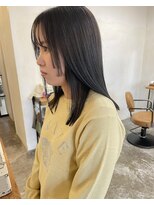 スロウ(sloe)&nbsp;地毛風カラーと顔まわりカット