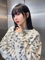 リリー(Lilley)&nbsp;【lilley 稲永麻衣】顔周りカット+天神韓国ヘア