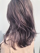 ラボヌールヘアーグレース 門前仲町店(La Bonheur hair grace) 透明感溢れるラベンダーカラー/スモークパープル/レイヤー