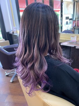 シャンプーボーイアネックス(SHAMPOO BOY Annex) バレイヤージュ×バイオレットアッシュbyERINA