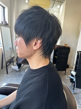 ソイクフ(SOY KUFU) MEN'SHAIR アッシュブラックウルフ