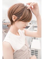 イチイ 巣鴨店(ichii)&nbsp;大人可愛い小顔ショートボブ白髪ぼかしハイライト20代30代40代