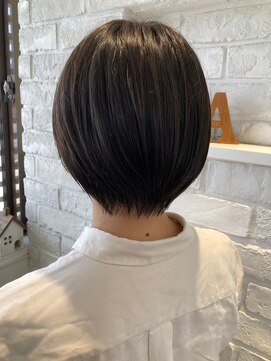 エヌアンドエー 春日部東口店(hair shop N&A) ひし形ショートボブ×小顔カット 大人かわいい20代30代40代50代