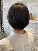 ひし形ショートボブ×小顔カット 大人かわいい20代30代40代50代