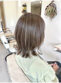 白髪ぼかしハイライト