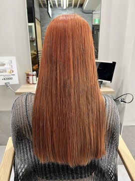 ミエルヘアーエスト 新宿店(mielhair est) オレンジカラー／髪質改善【新宿】