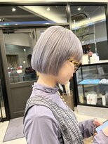 ヘアーアイスカルテット(HAIR ICI QUARTET) 透明感カラー★ダブルカラーブリーチホワイトブルー