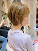 イメチェン前髪こなれミディショート髪質改善【工藤昴】錦糸町