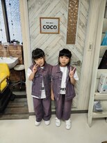 ヘアースペース 練馬店(hair space COCO)&nbsp;ダンススタイル、コンローエクステ入り、双子ヘアー