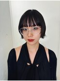 外ハネミニボブカット