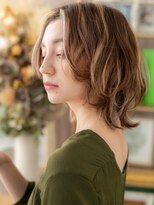 カバーヘア ブリス 北浦和(COVER HAIR bliss)&nbsp;外国人風ハイライトグラデーションボブTb8北浦和10代20代30代