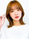 オンブレグレージュオリーブベージュくびれミディ大人美人