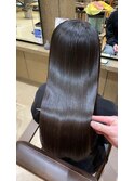 韓国ヘアロング美髪顔周りレイヤー_ba509311