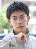 ツイストスパイキーダウンバングショート