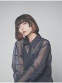 個性派インナーカラーボブ