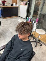 イーラ(era) メッシュツイスパパーマ/メンズ/刈り上げ/眉毛/ツイスト