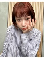 ロンドプロフィール 浦和(Lond profil)&nbsp;顔まわりレイヤー外ハネ韓国風ヘア髪質改善浦和ボブ