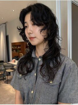 ノラギンザユー(NORA GINZA/U) ウルフウフルカットレイヤーカットパーマ