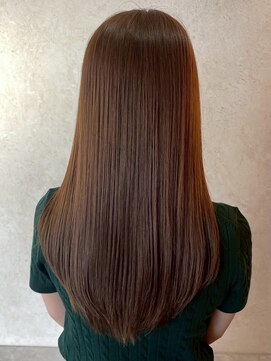 ビスクヘアデザイン(bisq hair design) 髪質改善カラー　艶カラー　ブラウンカラー　ミディアム