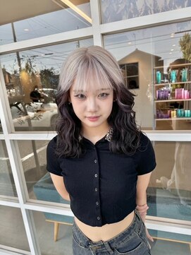 ロテ 名古屋 名駅店(Lote.) ミディアムヘア/デザインカラー/フェイスフレーミング/名古屋