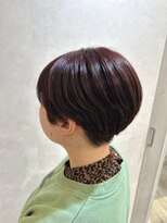 アッシュ 八王子店(Ash)&nbsp;大人の艶ショート × ボルドーカラー