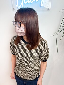 グランツ(GLANZ) 透明感カラー × 柔らかなミディアムヘア