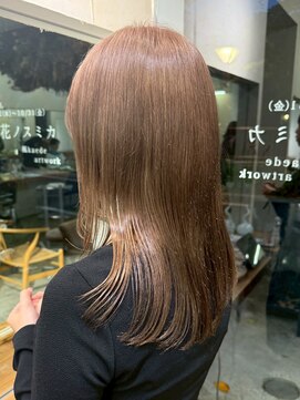 キサイ バズ(kisai BUZZ) ブリーチなしダブルカラー/ブラウンベージュ/レイヤーカット