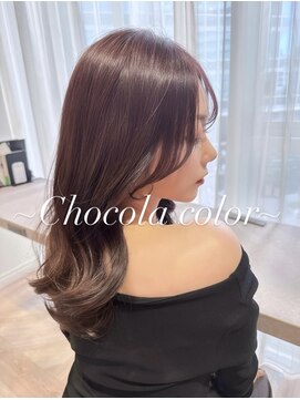 THEOSCAR齊藤/小顔顔周りカット×上質ショコラカラー