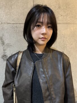 ナループロアボタン(Nalu pu loa BOTAN) 海外風レイヤーカット/ミディアムレイヤー/サイドバング