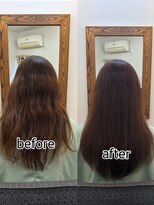 アミエ(ami e)&nbsp;シルキーコース+カラー+カット・髪質改善・縮毛矯正・白髪染め