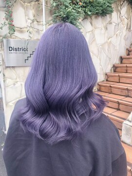 ワンズクロエ 原宿店(ONE's Chloe) ミディアムレイヤーカット似合わせカットダークアッシュ着物原宿