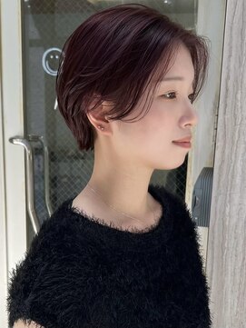 ニコ トウキョウ(nico TOKYO) 20代30代前髪なしショートハンサムショート丸みショートレイヤー