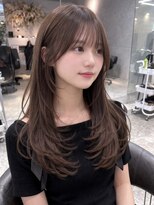 ロンド マーレ 天神大名店(Lond mare) レイヤーカット/顔まわりカット/似合わせカット/ベージュカラー