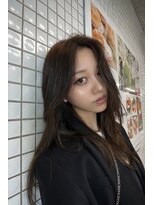 ミヨン 京都烏丸店(miyon) 【miyon】韓国レイヤーカット×暗髪カラー×髪質改善