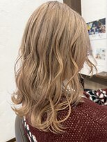 アミリー ひたち野うしく店(Amily)&nbsp;ハイライトバレイヤージュダブルカラーケアブリーチ20代30代