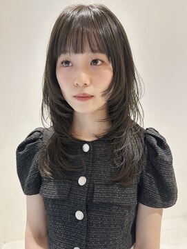 ニール シトロン 名古屋 伏見 丸の内(NEELU citron) 【NEELU_misa】ハイレイヤー 透明感グレージュ